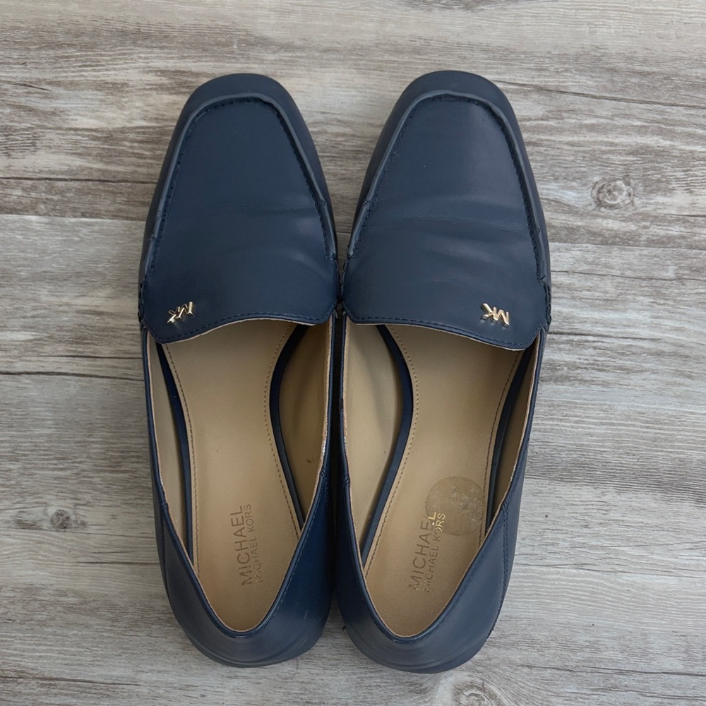 Michael Kors Navy Loafers